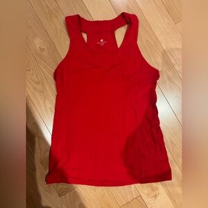 Tuff Athletics Red Athletic Tank Top